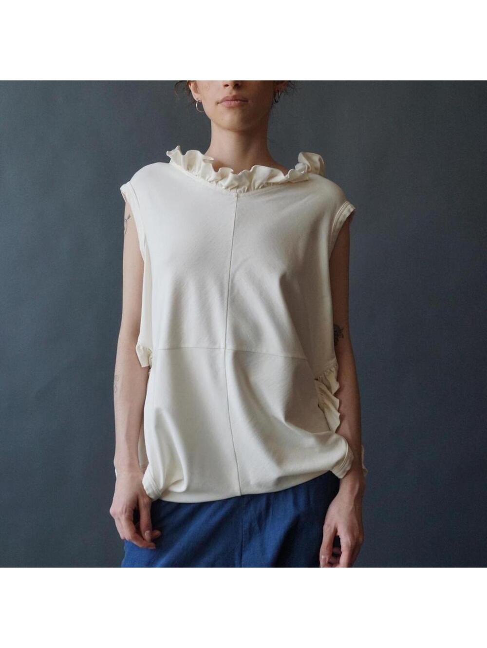 Anrealage SS16 Ruffled Quadrant Top